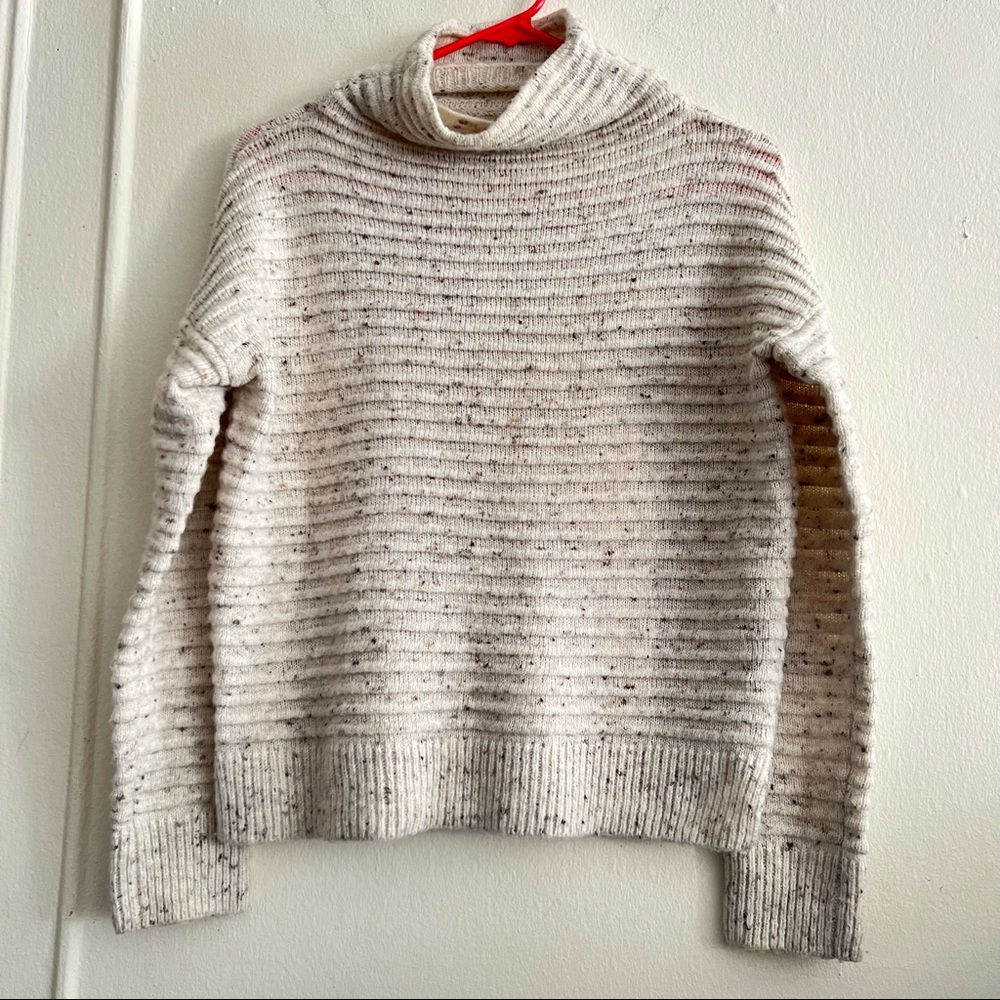 Madewell Donegal Belmont Mockneck Sweater in Coziest Yarn size XSmall - Picture 2 of 15